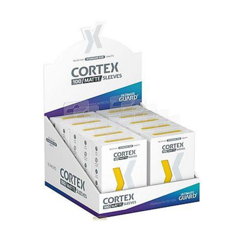 Card Sleeves: Cortex Standard Size- Matte Yellow