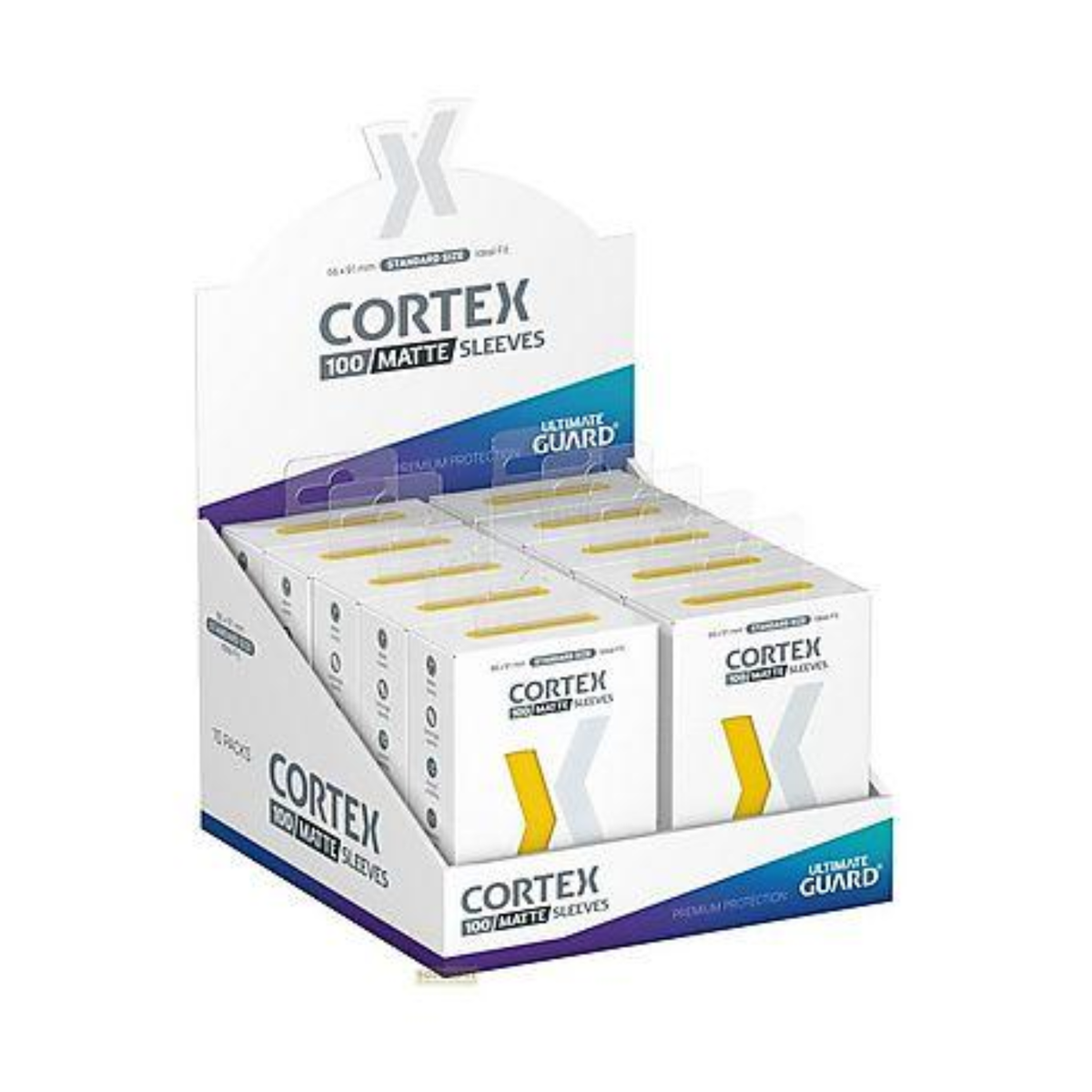 Card Sleeves: Cortex Standard Size- Matte Yellow