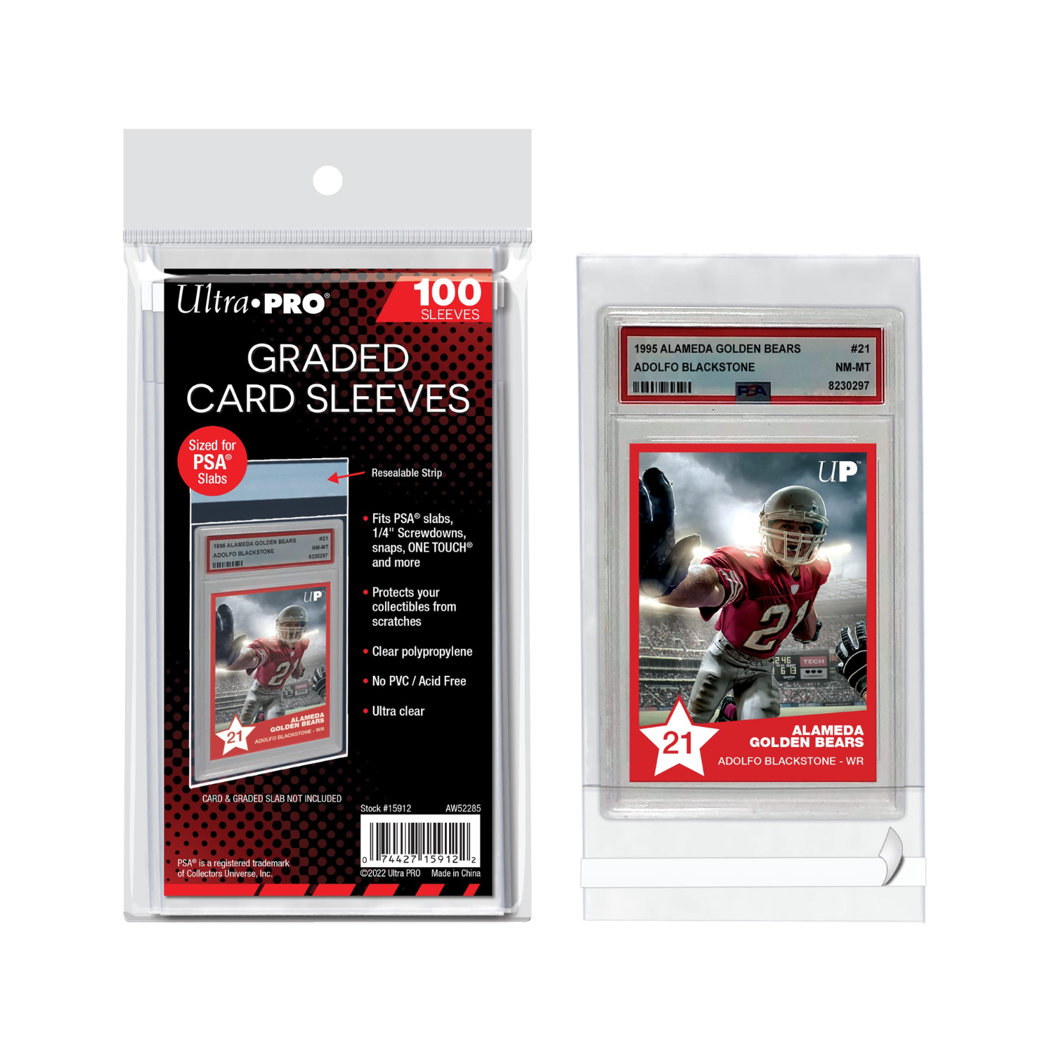 Card Sleeves: PSA Graded Resealable (100)