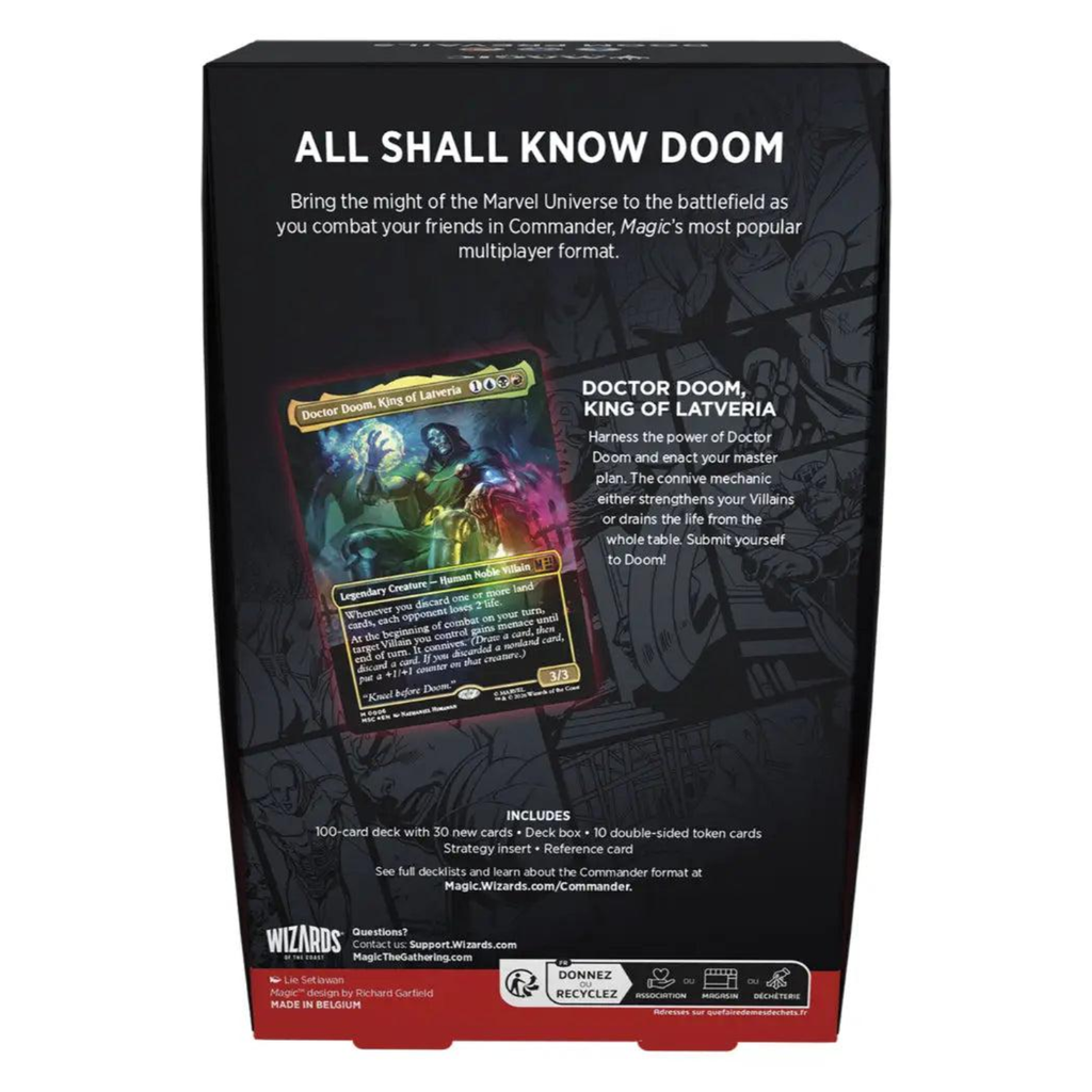 MAGIC THE GATHERING: MSH MARVEL SUPER HEROES COMMANDER DECK