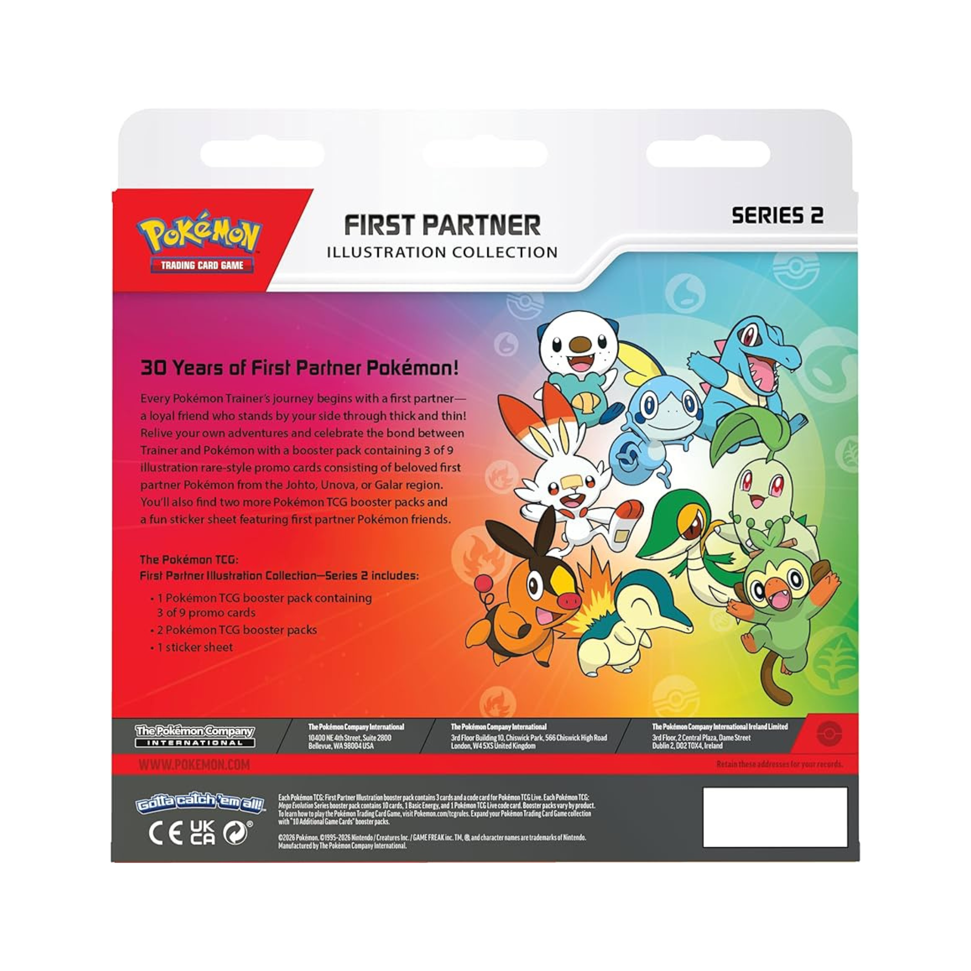 Pokémon TCG: First Partners Series 2 Illustration Collection Box