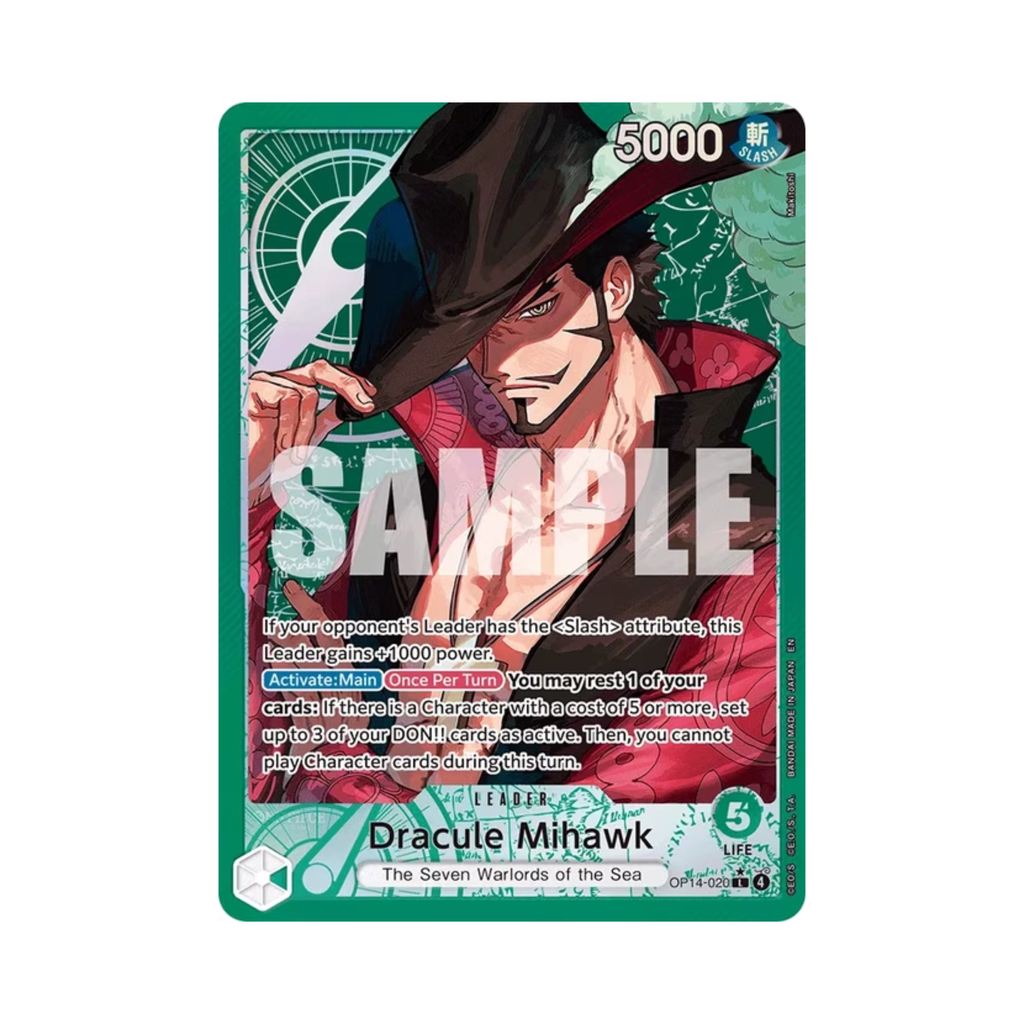 One Piece TCG: OP-14 The Azure Sea's Seven Sleeved Booster Pack