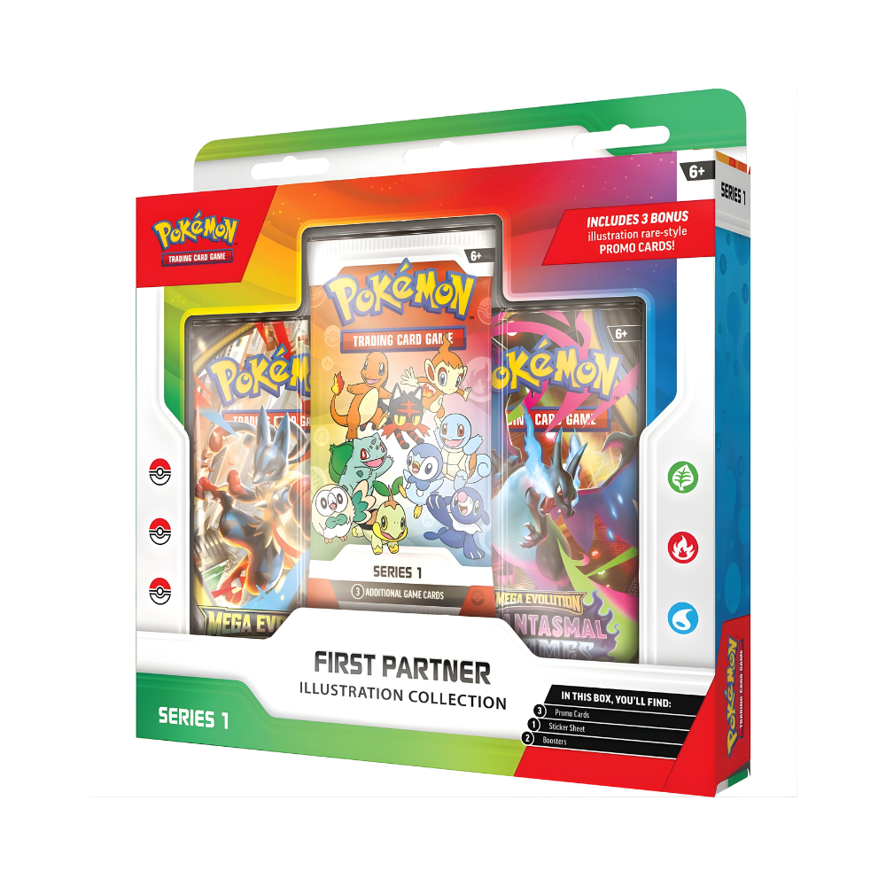 Pokémon TCG: First Partner Illustration Collection Box (Series 1)