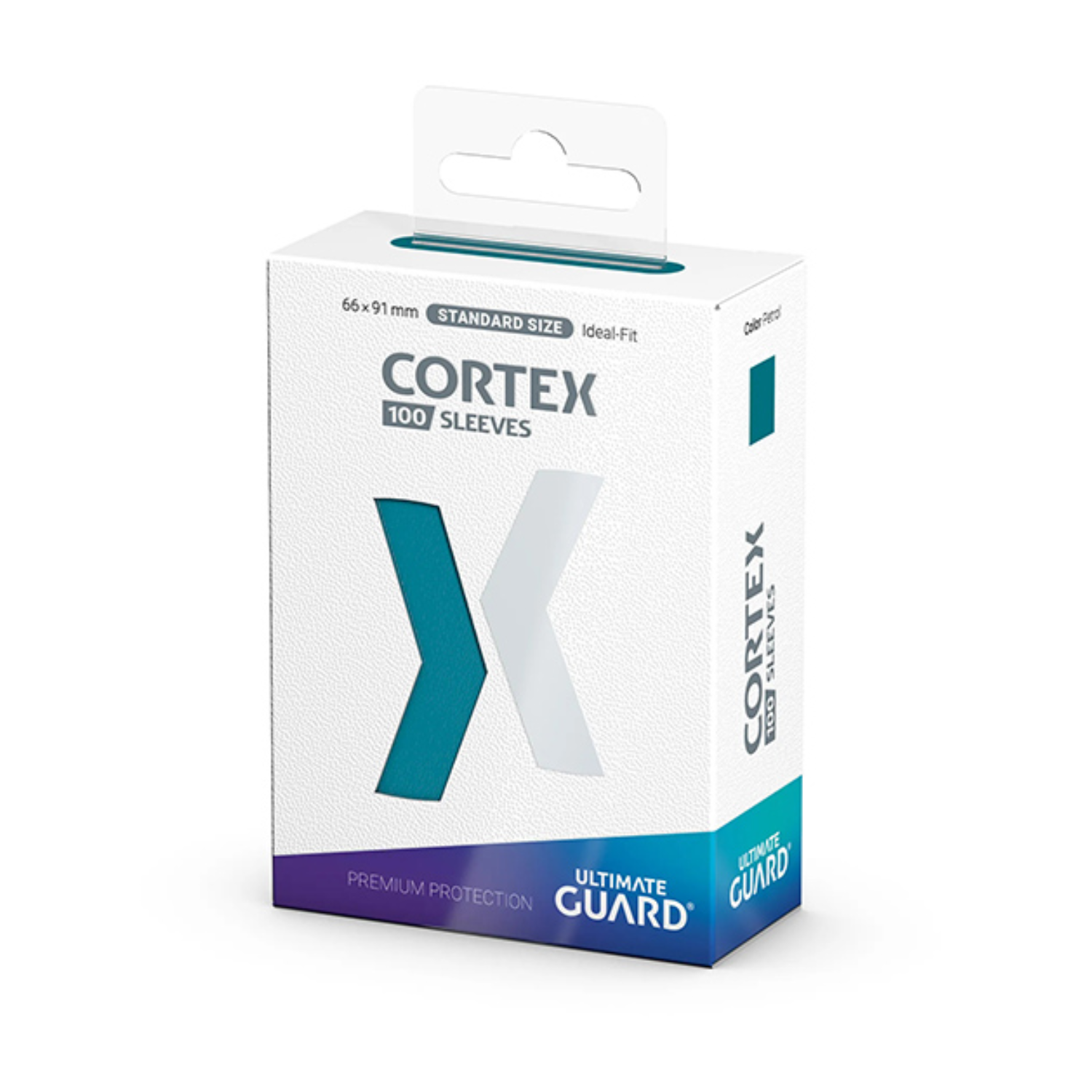 Card Sleeves: Cortex Standard Size- Glossy Petrol (100 ct.)