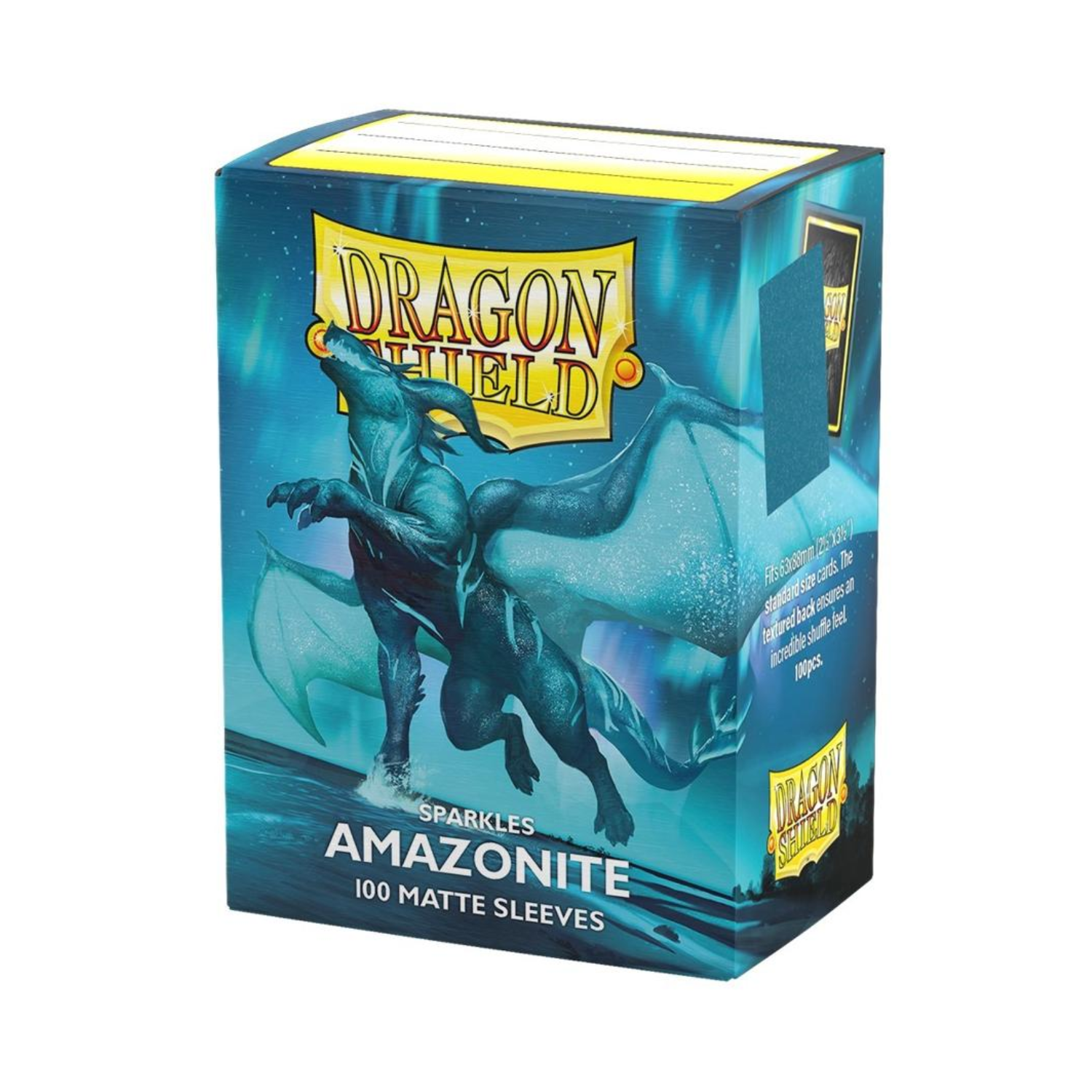 Dragon Shield Sleeves: Standard Matte Sparkles - Amazonite