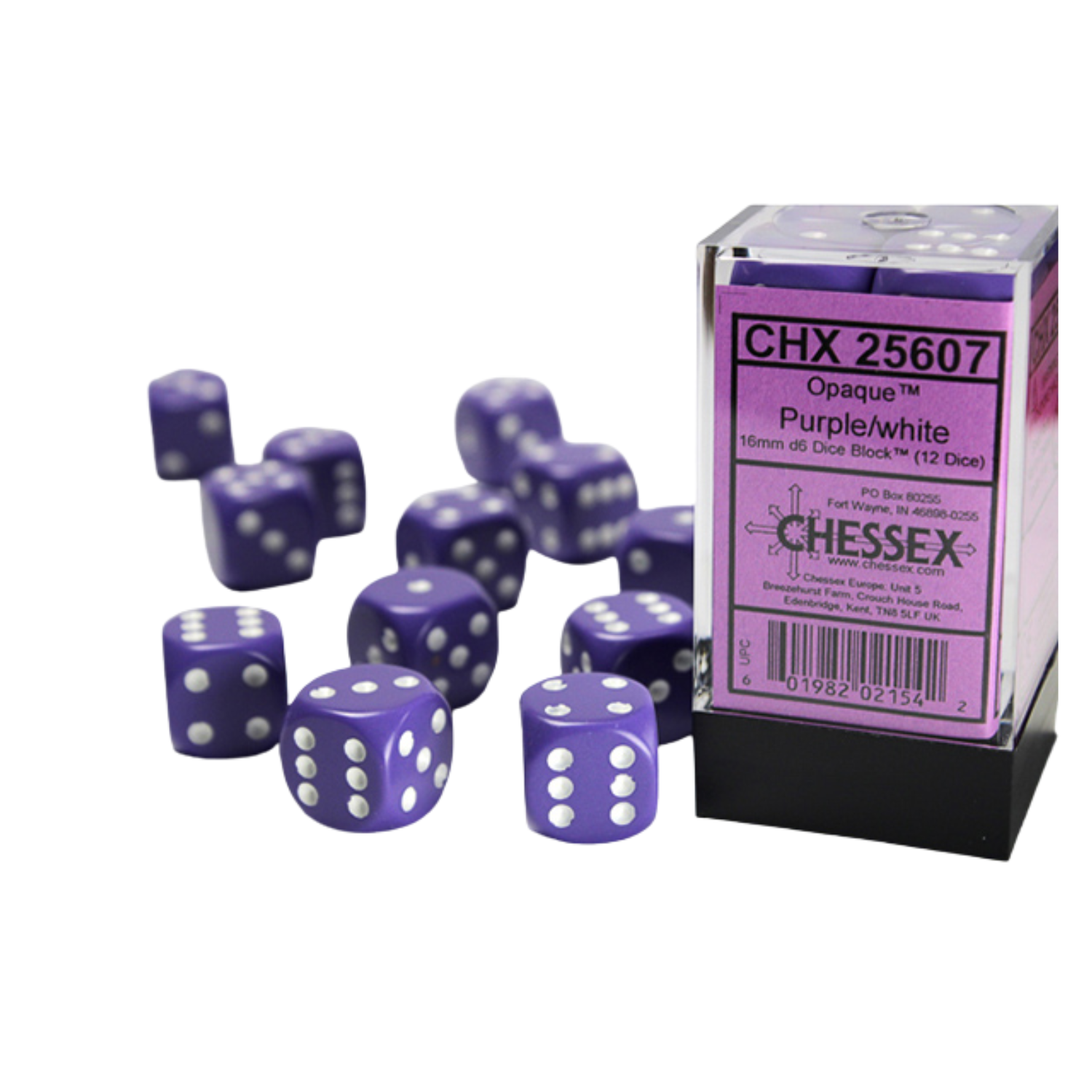 16mm 12d6 Opaque: Purple/White