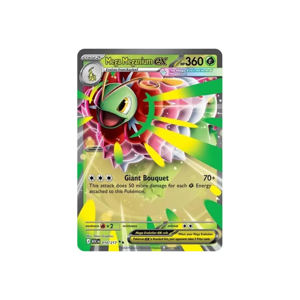 Pokémon TCG: Mega Evolution Ascended Heroes ex  (Meganium)