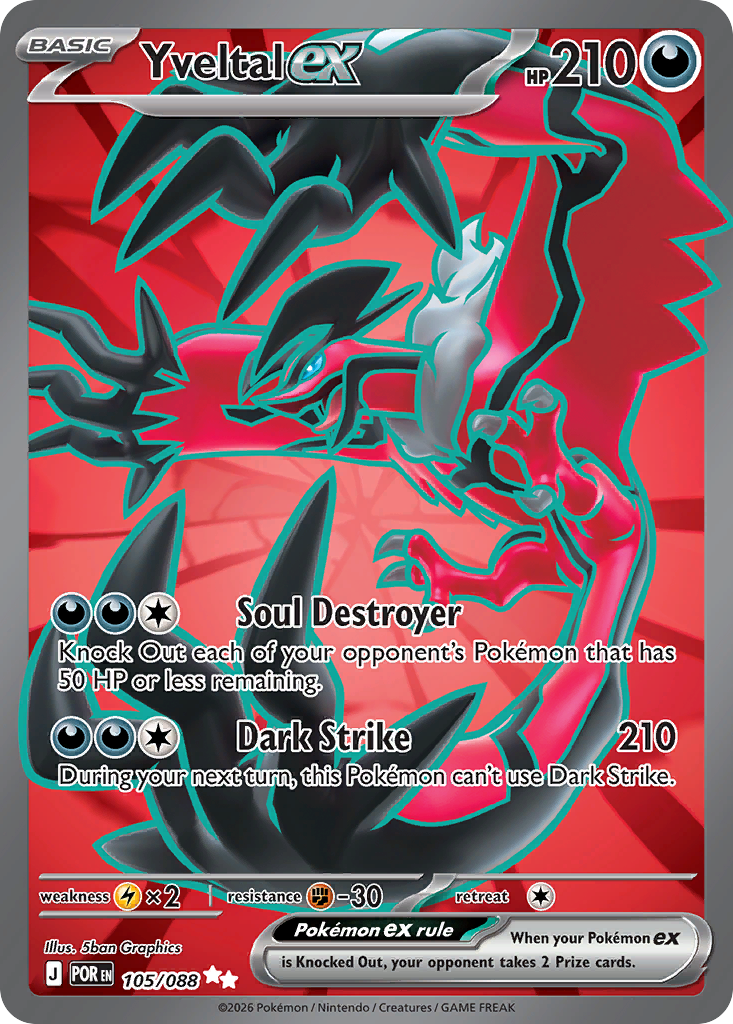 Yveltal ex - Perfect Order #105