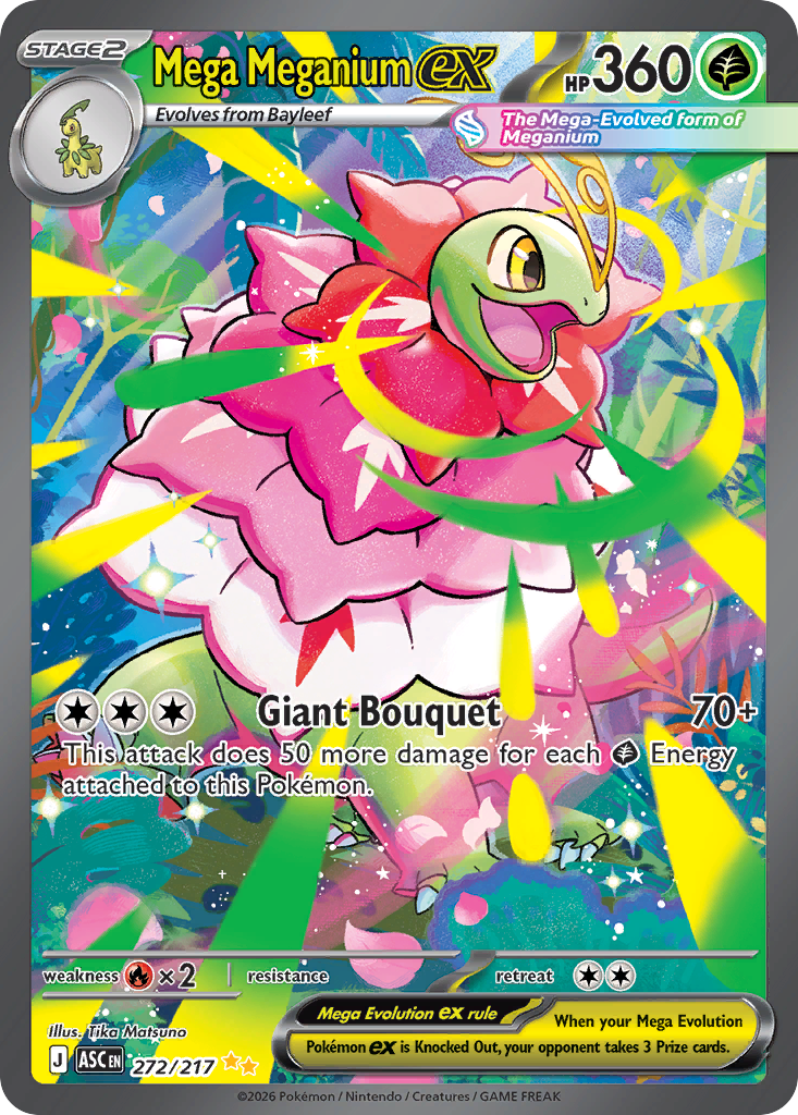 Mega Meganium ex - Ascended Heroes #272
