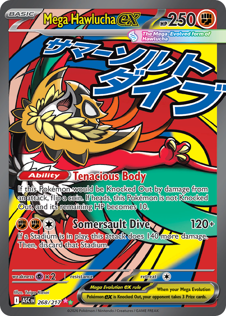 Mega Hawlucha ex - Ascended Heroes #268