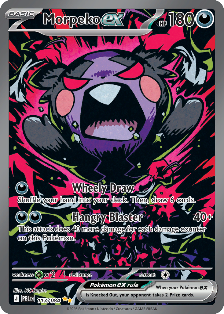 Morpeko ex - Pitch Black #117