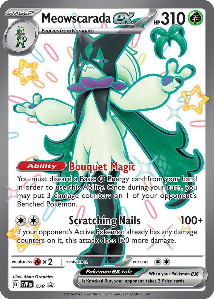 Meowscarada ex - 078 (SVP)