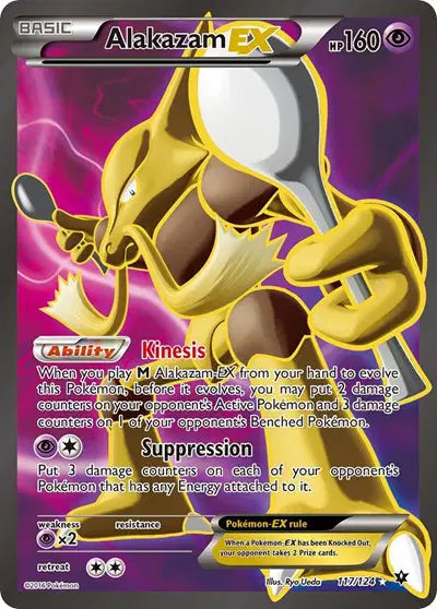 Alakazam EX - 117/125 - Ultra Rare - Fates Collide
