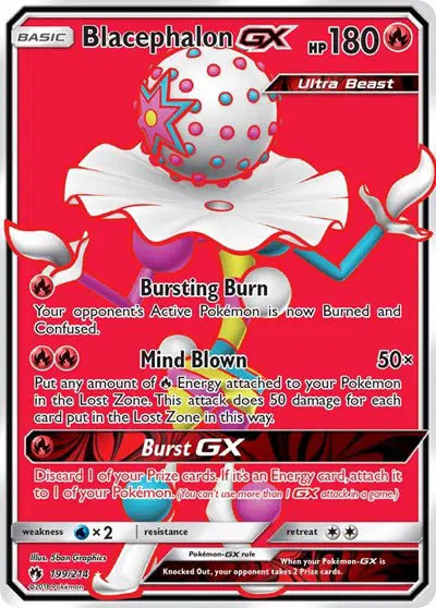 Blacephalon GX - 199/236 - Ultra Rare - Lost Thunder