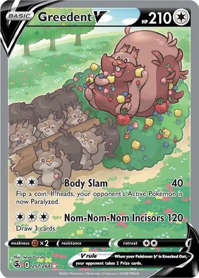 Greedent V - 257/264 - Art Rare - Fusion Strike