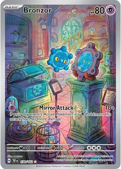 Bronzor - 170/162 - Illustration Rare - Temporal Forces