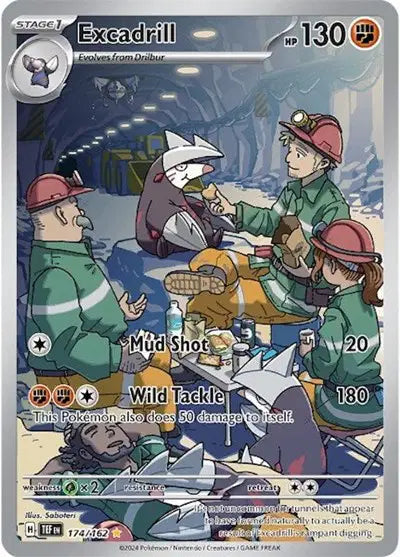 Excadrill - 174/162 - Illustration Rare - Temporal Forces