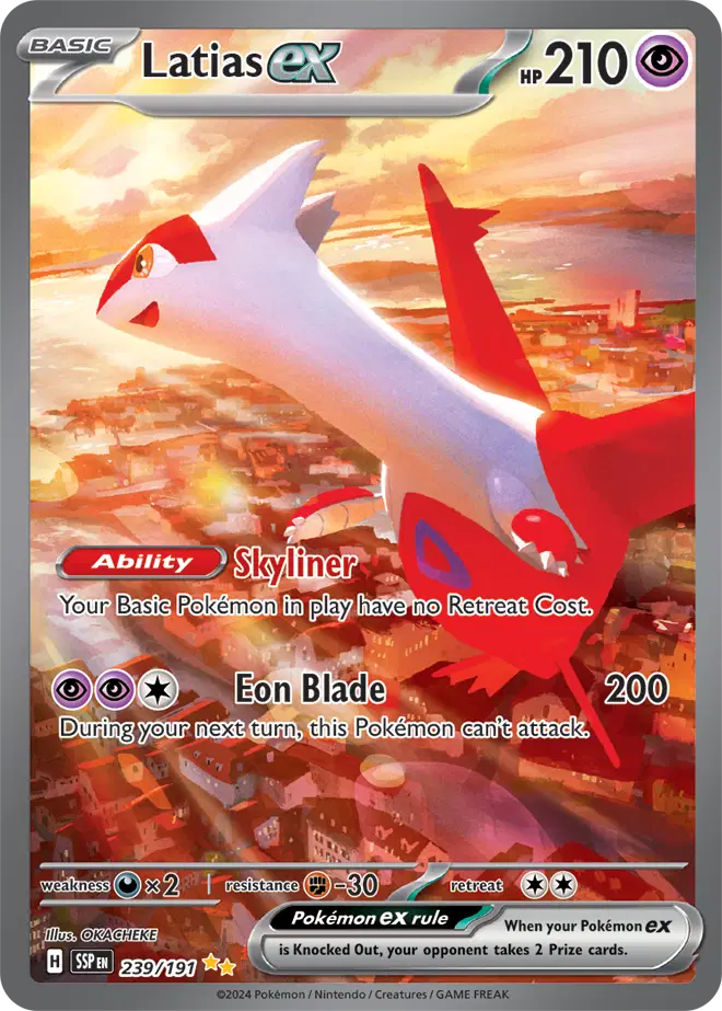 Latias ex - 239/191 - Special Illustration Rare - Surging Sparks