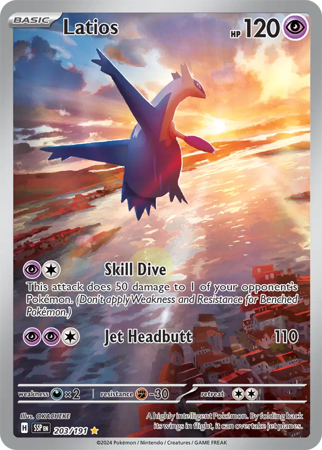 Latios - 203/191 - Illustration Rare - Surging Sparks