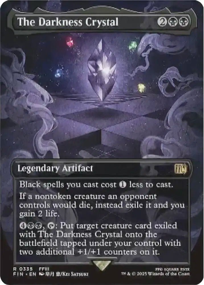 The Darkness Crystal [Borderless Foil]